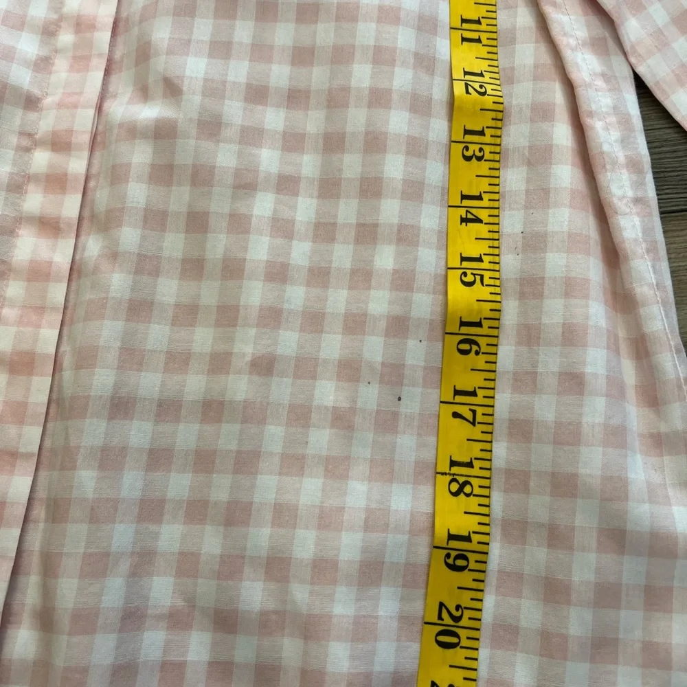Lafayette 148 New York Checkered Button Top- Small - Picture 7 of 9